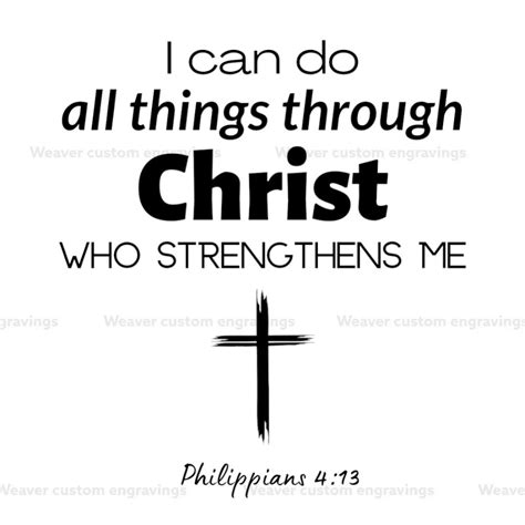 I Can Do All Things Through Christ Philippians 413 Digital Art