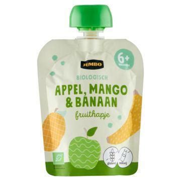 Jumbo Biologisch Fruithapje Maanden Appel Mango Banaan G G