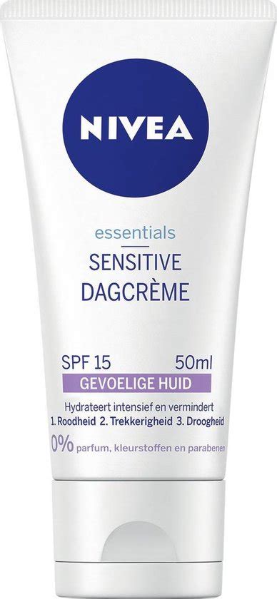 NIVEA Essentials Sensitive SPF 15 50 ml Dagcrème bol