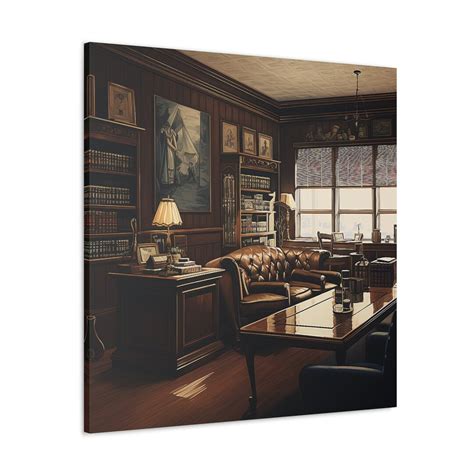 Law Office Canvas Wall Art Law Office Canvas Art Lawyer Office Gift ...