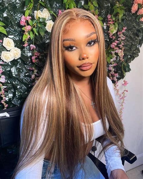 Megalook Highlight Mixed Color Piano Blonde 4x4 Lace Wig Full Texture