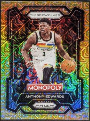 Anthony Edwards Gold Millionaire Shimmer 52 Prices 2023 Panini