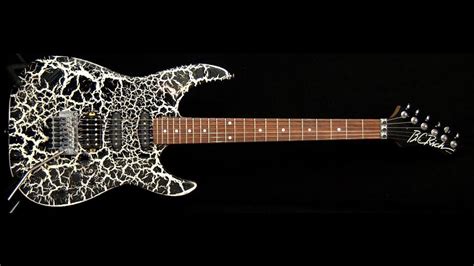 Bc Rich Asm Assassin Black White Crackle