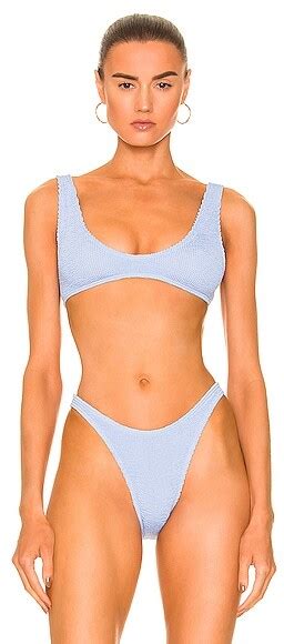 Bondeye Bond Eye Scout Crop Eco Bikini Top In Blue ShopStyle Swimwear