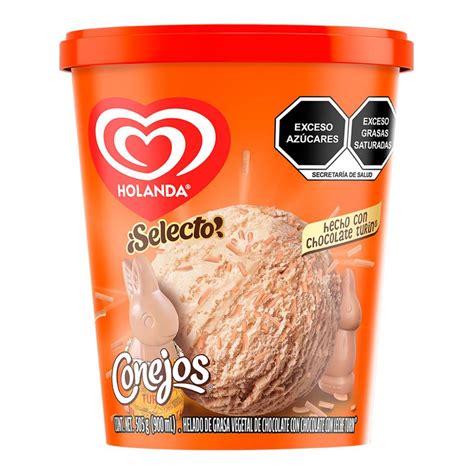 Helado Holanda Chocolate Conejos Turin 900 Ml Soriana