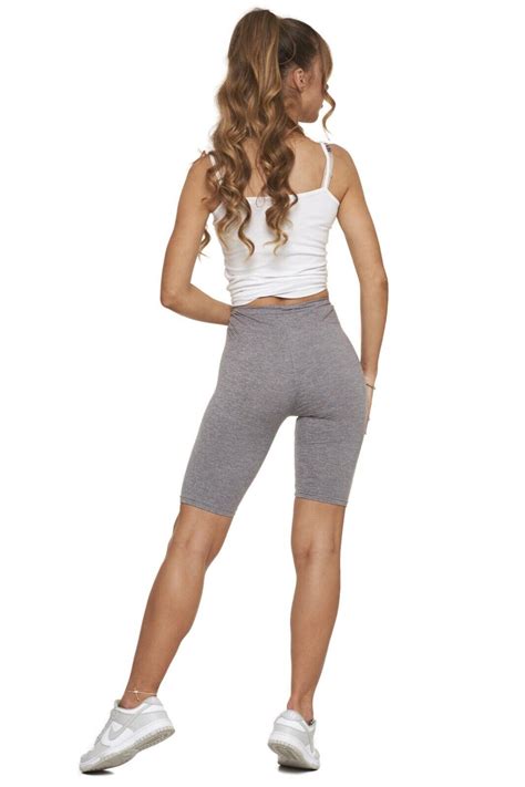 Damen Kurz LEGGINGS Radlerhose Shorts Leggins Mit Hoher Taille