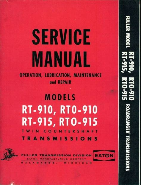 Eaton Rto Transmission Service Manual