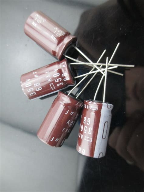 Pcs Ncc Nippon Chemi Con Kxj Mfd V Uf Electrolytic Capacitor