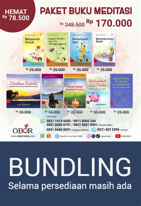 Paket Buku Meditasi Obor