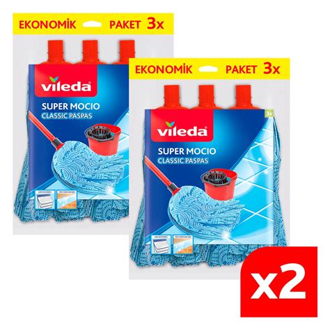 Vileda Paket Supermocio L Klasik Yedek Paspas Fiyat