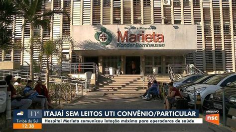 Hospital em Itajaí diz estar sem leitos de UTI por convênio ou