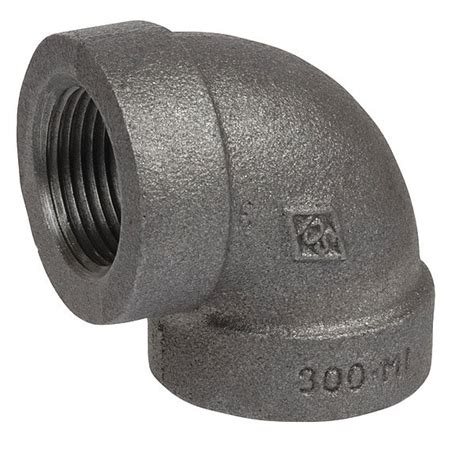 Zoro Select Fnpt Malleable Iron Degree Elbow Class