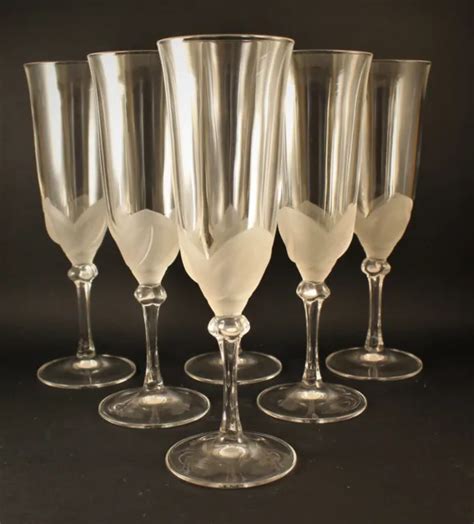 6 FLUTES À champagne cristal d arques modèle florence EUR 60 00