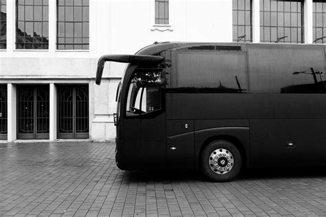 Black Tour Bus