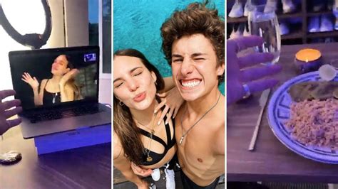 Juanpa Zurita y Macarena Achaga se disfrutan a distancia con romántica