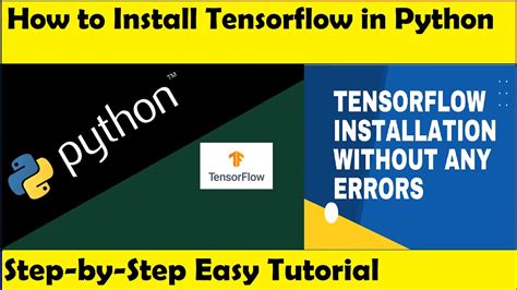 How To Install Tensorflow In Python Windows 10 11 Without Any Errors Youtube