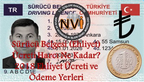 Sürücü Belgesi Ehliyet Harcı Ne Kadar 2022 Ehliyet Ücreti NVİ