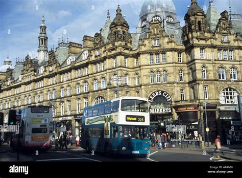 Leeds City Markets, Leeds, Yorkshire, England Stock Photo - Alamy