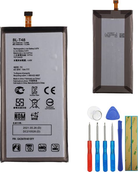 Amazon Unklou Battery For Lg Stylo Upgraded Mah Li