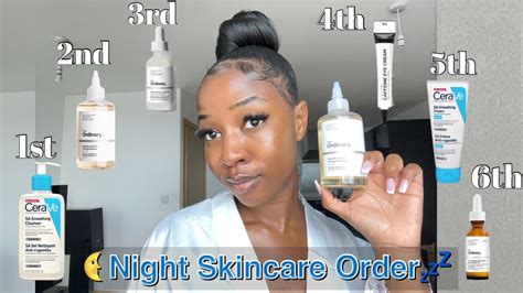 Night Time Skincare Routine The Correct Order 🌛 Youtube