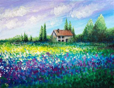 Lavender Field A Paint Sip Event With Lisa Stir Up The Paint