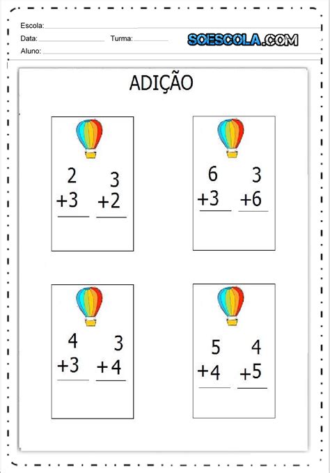 Atividade Conta De Adição