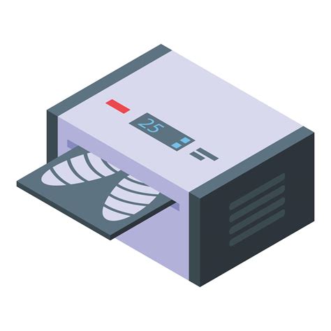 Fluorography Printer Icon Isometric Vector Xray Device 15011228 Vector