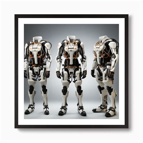 Futuristic Robots 38 Art Print by Artists From The Future - Fy