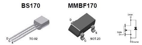 Bs170 Mmbf170 N Channel Enhancement Mode Field Effect Transistor