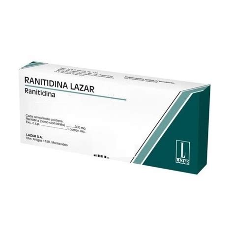 Ranitidina Lazar 150 Mg 30 Comp Farmacia El túnel