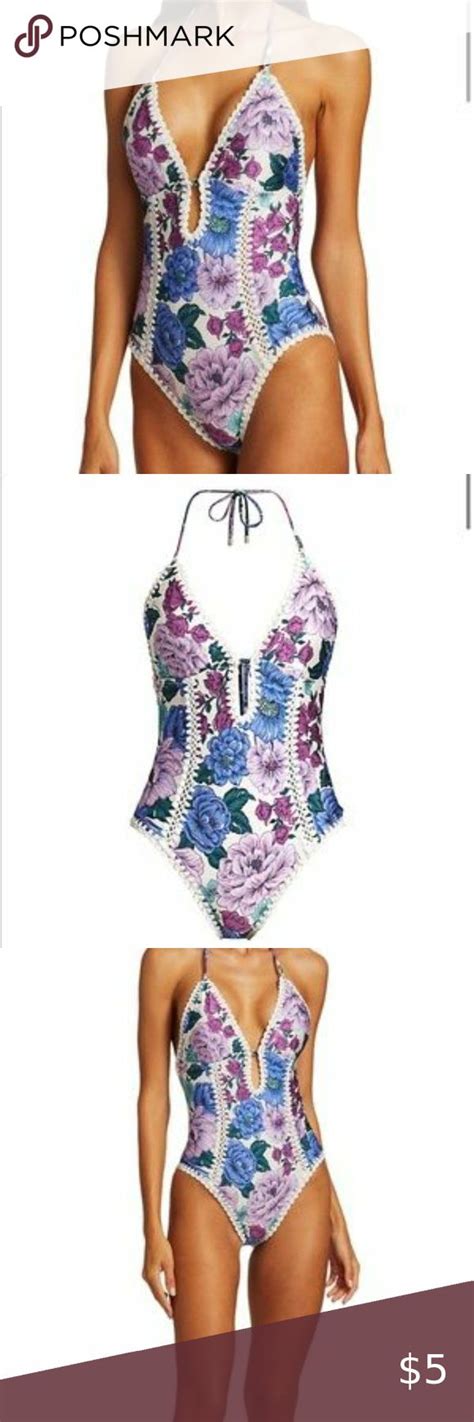 Zimmermann Poppy Crochet Floral One Piece Size 2 4 One Piece Floral