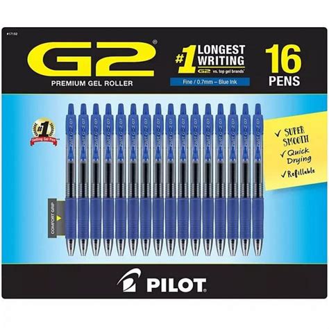 Canetas De Gel Retr Teis Pilot G Mm Azul Pilot Un