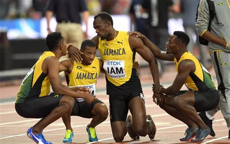 Video Photos Usain Bolt Breaks Leg Falls In Final Career Race At