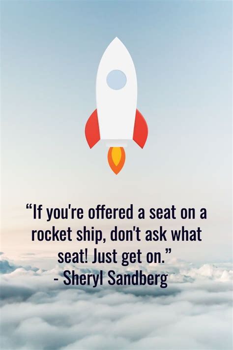 We Love This Quote Would You Get On The Rocket Ship Getstencil