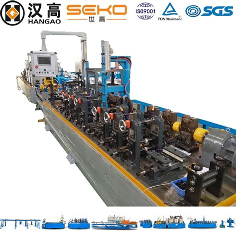 High Speed Welding Duct Forming Machinery Tube Mill Coil Steel Pipe