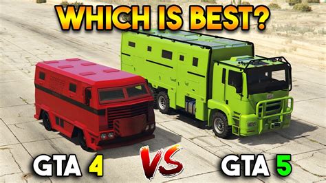 GTA 5 BRICKADE VS GTA 4 BRICKADE WHICH IS BEST YouTube