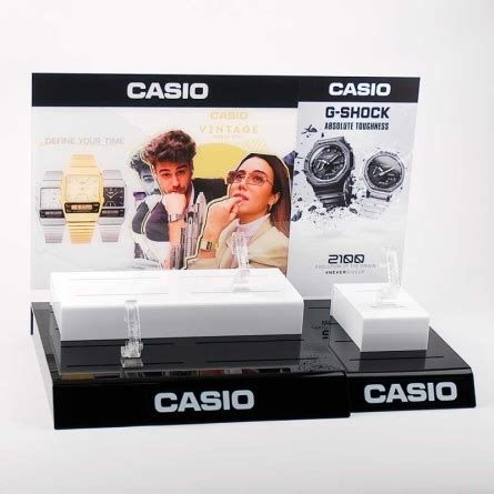 Pr Sentoir En Plexiglas Montres Casio Faberplast