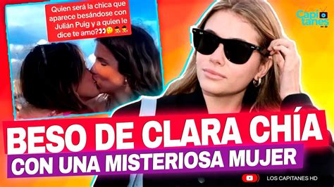 Filtran FOTO del beso de Clara Chía Martí con misteriosa mujer que hizo