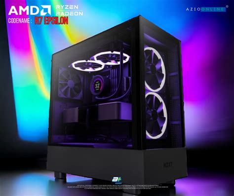 R7EPSILON - AMD Ryzen 7 7700X / Radeon RX7800XT Gaming PC - Azio Online