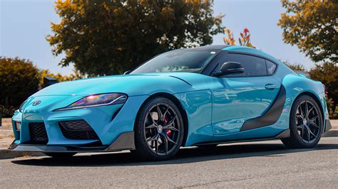 2020 Toyota Supra On 19 Rohana Wheels RFX5 Matte Black Gallery