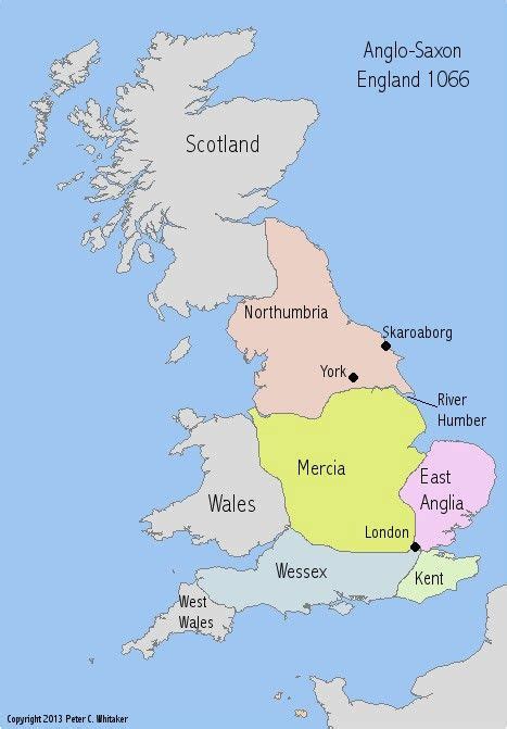 Map Of Wessex England A Map I Drew to Illsutrate the Make Up Of Anglo Saxon England In ...