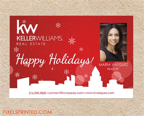 Realtor Holiday Postcards Realtor Christmas Postcards Realor Holiday