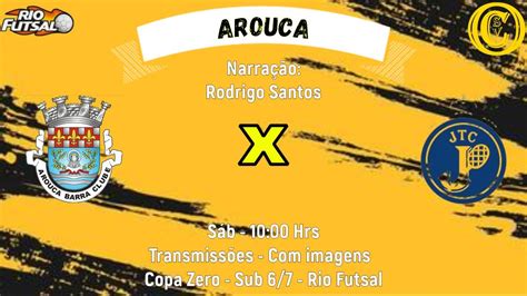 Arouca x Jacarépagua T C Copa Zero Sub 6 7 Rio Futsal AO VIVO