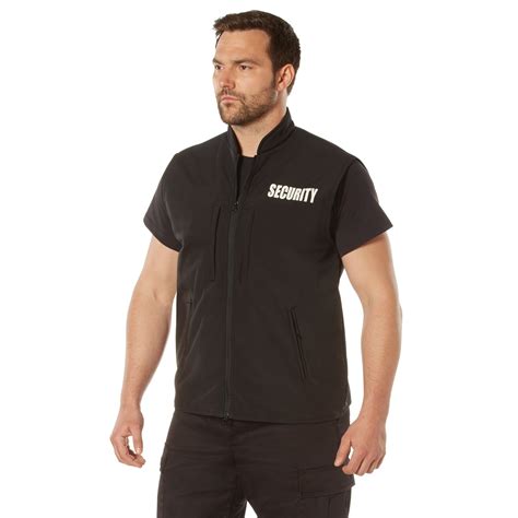 Concealed Carry Soft Shell Security Vest Black Army Navy Store