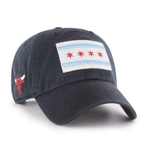 Chicago Bulls '47 Chicago Flag Cleanup Black Adjustable Hat – Clark ...