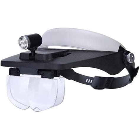 Loupes Loupe Bandeau Loupe Lentilles Lumi Re Led Mains Libres