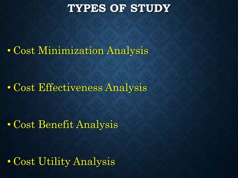 Pharmacoeconomics PPT