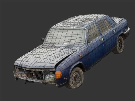 Old Soviet Car Volga 3D Model $15 - .obj .stl .fbx .3ds .max .unknown ...