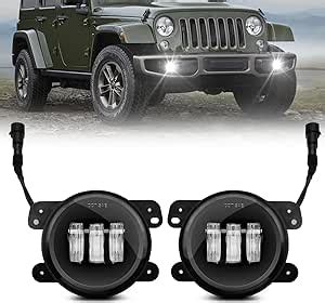 Amazon Shocklight Inch Led Fog Lights Fit For Jeep