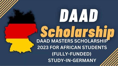 Daad Masters Scholarship 2023